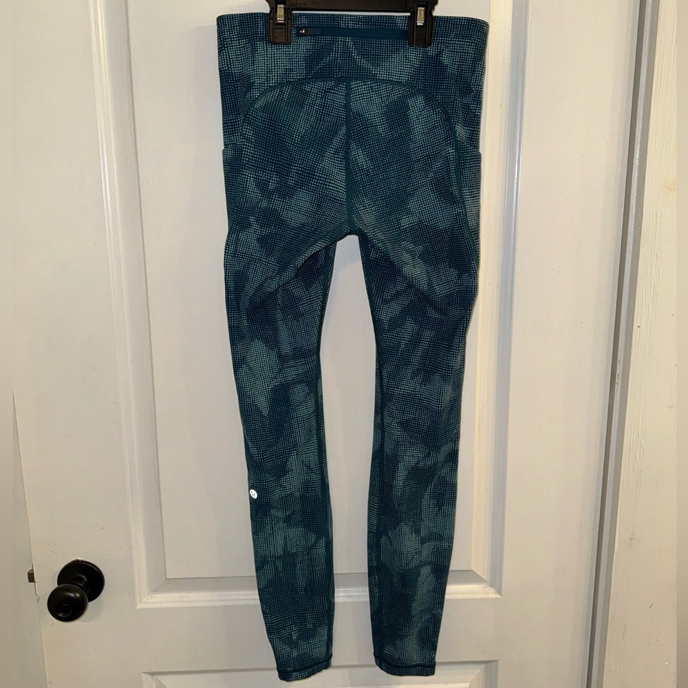 Lululemon Speed Up Tight 28" Illusion Tidal Teal Bermuda Teal - Picture 4 of 13